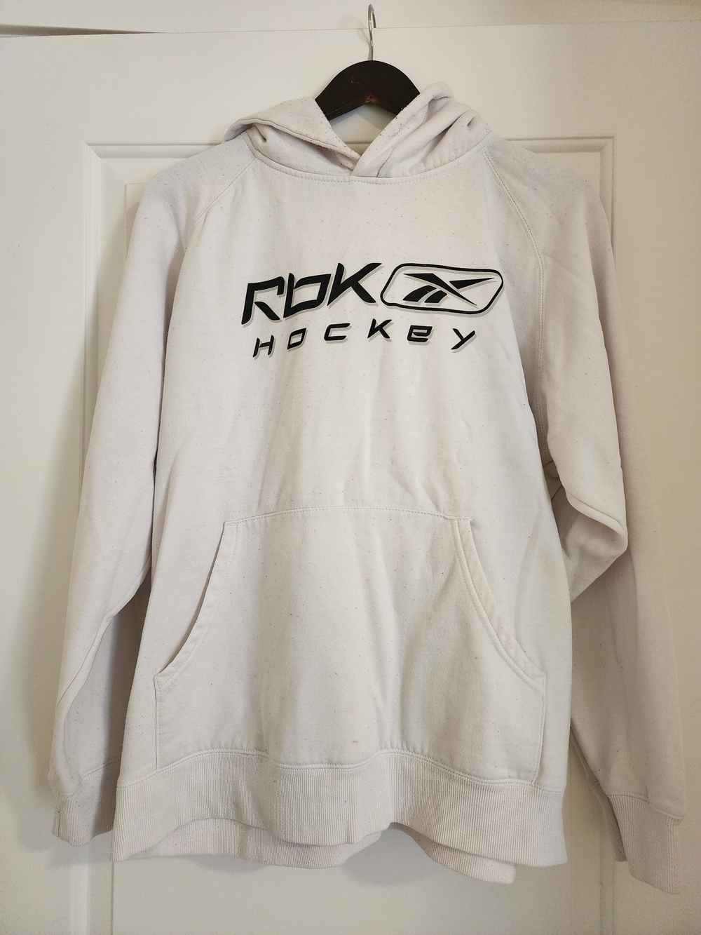 Reebok White Pullover Hoodie